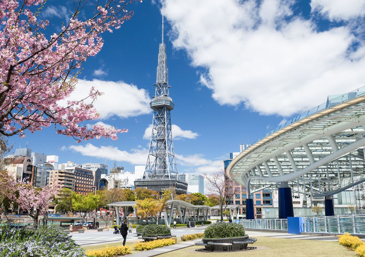 名古屋市のランドマーク。中部電力 MIRAI TOWER,オアシス21